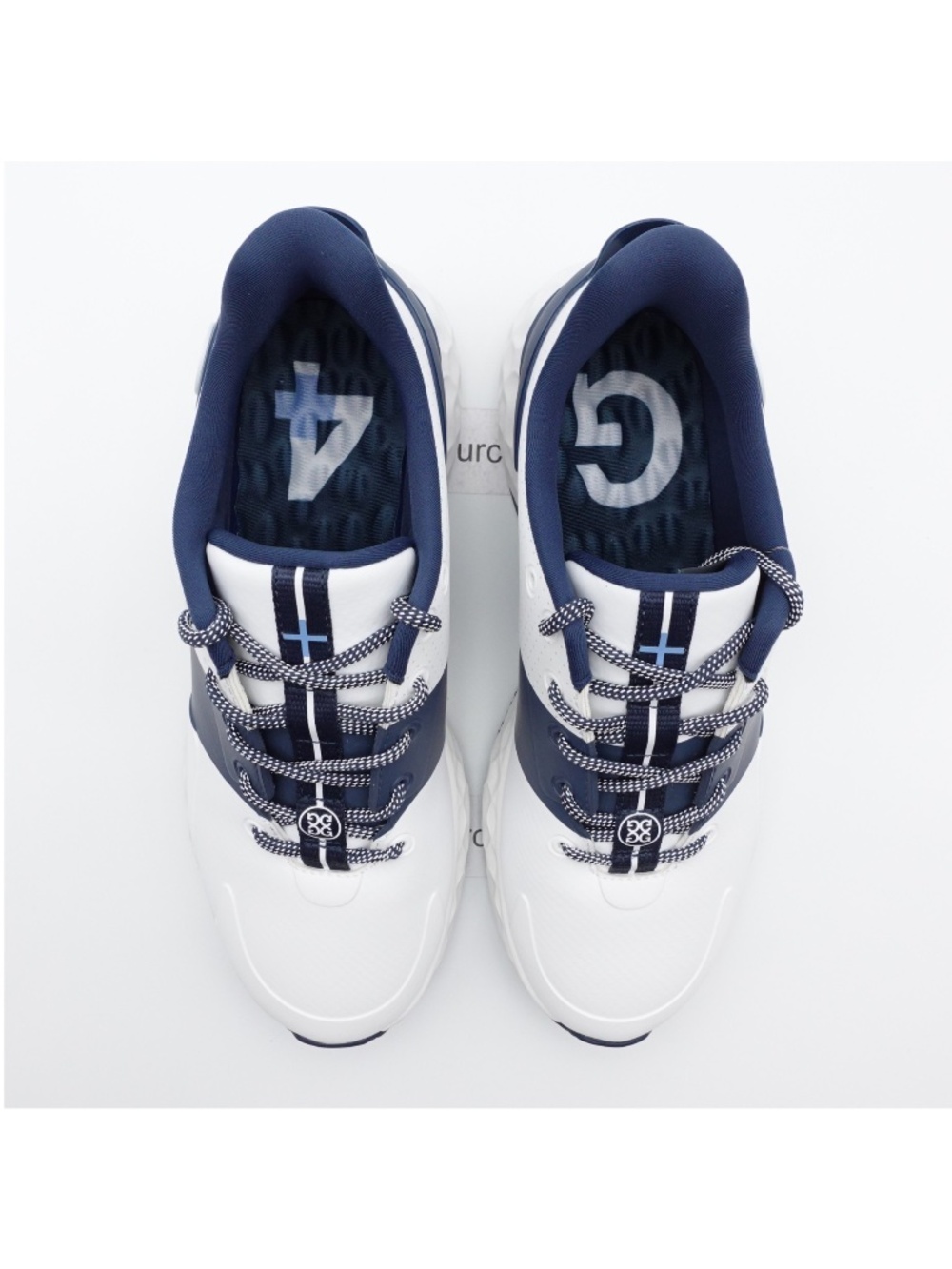 NEW Size 9 Women's G/FORE MG4+ Perforated T.P.U. Contrast Stripe Golf Shoes Snow - Picture 4 of 7